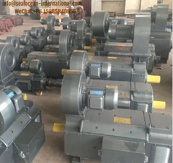 CHINA FACTORY SEALOCEAN EXPORT DC MOTOR TO Metallurgical industrial rolling mill transmission,metal cutting machine tools, ,textile,cement,plastic extrusion machinery 3