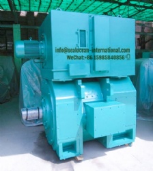 CHINA FACTORY DC ELECTRIC MOTOR SERIES Z900, Z900-1250-4, 2240 KW, 750 V, 3230A, 0/147/350 RPM WATER COOL, INDEPENDENT EXCITATION FOR DRIVING SCRAPER CONVEYORS, CEMENT, METALLURGY, MINING, ROLLING MILLS
