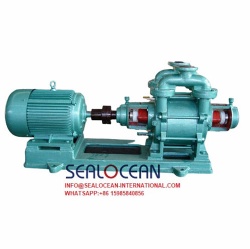 CHINA FACTORY SZ SERIES WATER RING TYPE VACUUM PUMPS AND COMPRESSORS.  USED TO PUMP OR COMPRESS AIR AND OTHER NON CORROSIVE AND WATER-INSOLUBLE GAS NOT CONTAINING SOLID PARTICLES