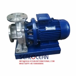 CHINA FACTORY ISWH TYPE HORIZONTAL SINGLE-STAGE STAINLESS STEEL PIPELINE CENTRIFUGAL PUMP.  PIPELINE PUMP CHINA FACTORY,MANUFACTURER AND SUPPLIER