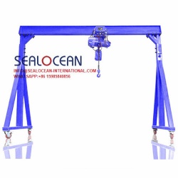 CHINA FACTORY HAND PUSH GANTRY CRANE  250KG , 500KG , 1000KG , 2000KG , 3000KG