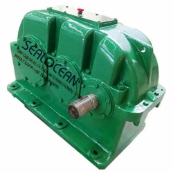CHINA FACTORY GEARBOX ZLY180-11.2-2, CYLINDRICAL GEAR REDUCER WITH HARD TOOTH SURFACE, COMPLETE SET OF ACCESSORIES, SUFFICIENT STOCK