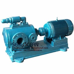 CHINA FACTORY 3QGB SERIES 3QGB THREE-SCREW BITUMEN ASPHALT PUMP ,3QGB 80X2-46.36.6 M3/H, 0.6MPA, 1450 RPM, SHAFT POWER 8.43KW